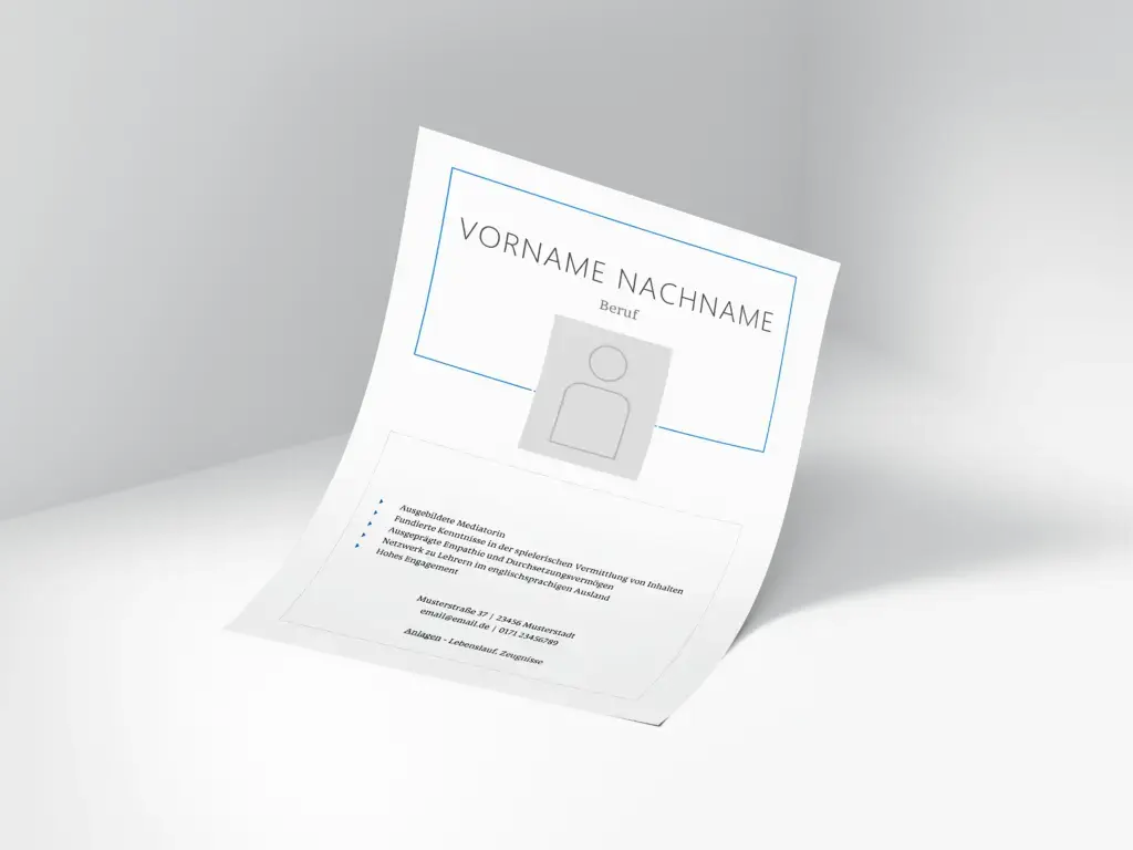 Eine Musterbewerbung der Lebenshilfe Herford.