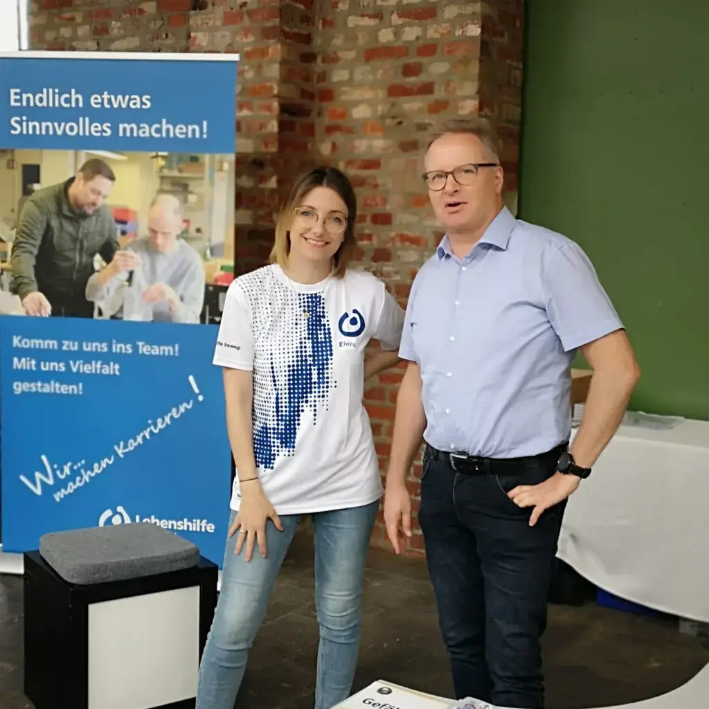 Die Lebenshilfe Herford auf einer Berufsmesse in Herford.